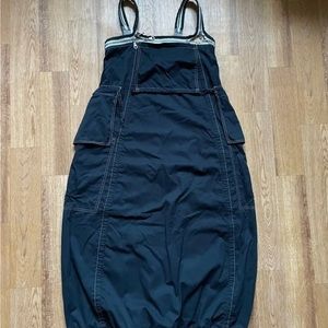 MARITHE FRANCOIS GIRBAUD Cargo Dress Zipper Straps sz M